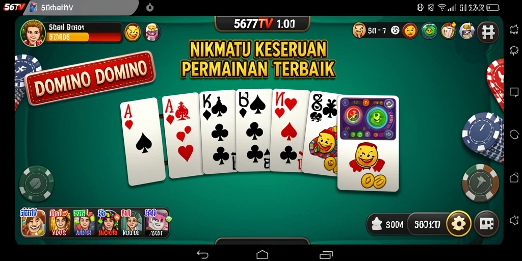 Screenshot gameplay 567TV menampilkan keseruan permainan Domino.
