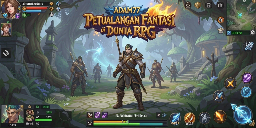 Screenshot gameplay ADAM77 menampilkan aksi pertarungan yang mendebarkan.