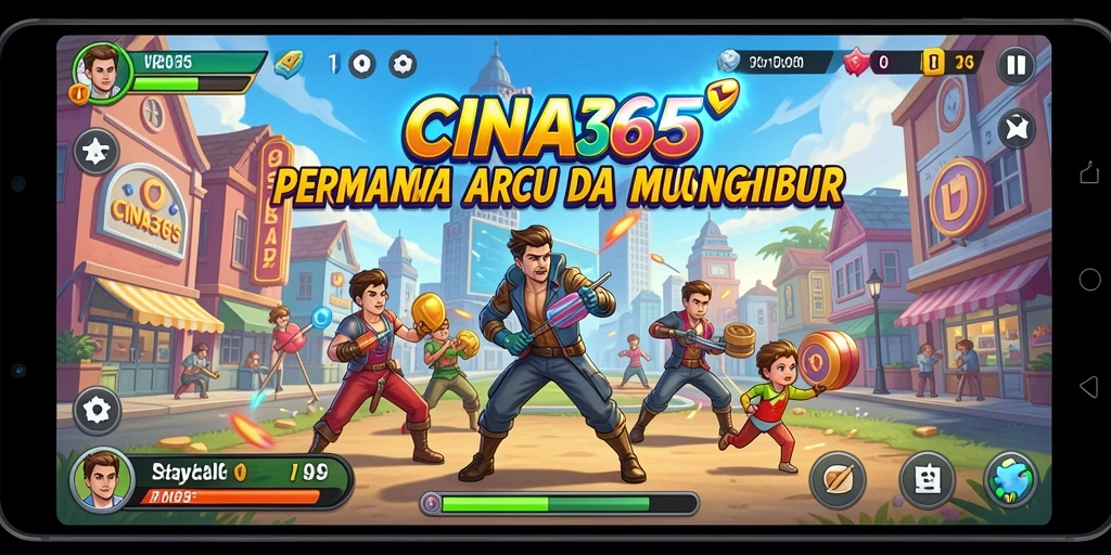 Tampilan gameplay seru CINA365 yang menantang pemain.