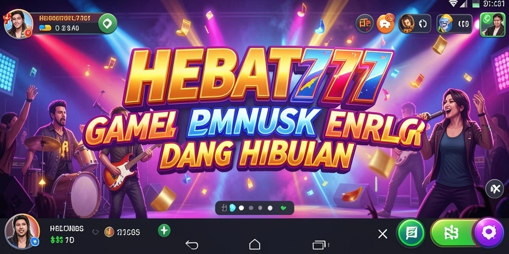 Tampilan permainan HEBAT777 dengan berbagai momen musik yang menarik.