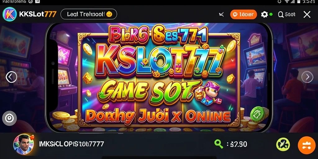 Screenshot gameplay KKSLOT777 menampilkan serunya bermain slot.