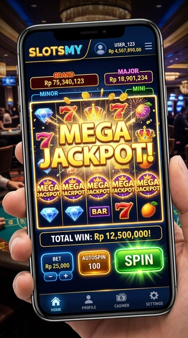 Screenshot fitur terbaru dalam aplikasi slotsmy.